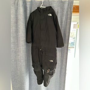North face one piece snowsuit